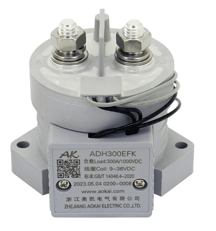 300A 1000V ADH300EFK Energy Saving SPST NO High Voltage DC Contactor Relay With Auxiliary Switch suppliers