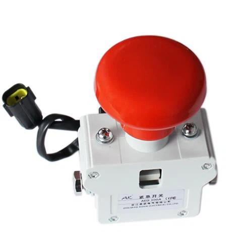 300A Electrical Emergency Reset Stop Metal Mushroom Push Press Button Release Power Switch